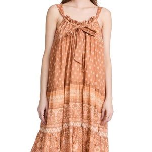 SPELL Utopia Strappy Sundress Cinnamon
